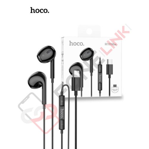 Hoco "M101 Max Crystal grace Type-C wire-controled digital earphones with microphone" Hoco "M101 Max Crystal grace Type-C wire-controled digital earphones with microphone"