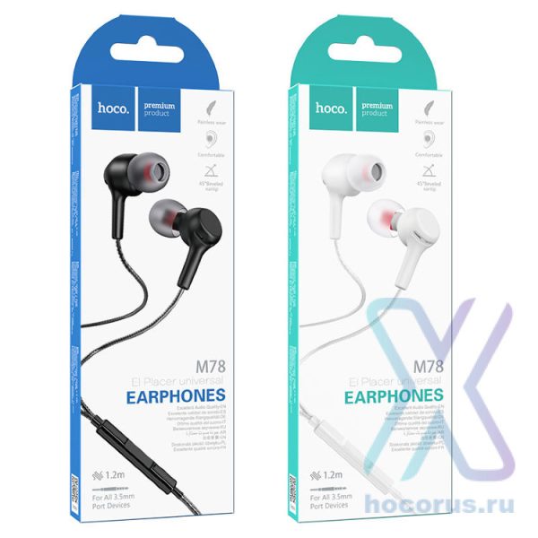Hoco "M78 El Placer universal earphones with microphone"