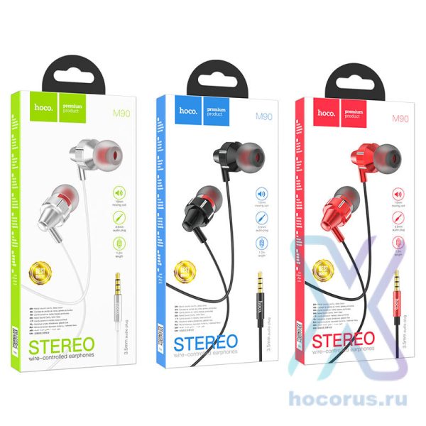 Hoco "M90 Delight wire-controlled earphones with microphone"