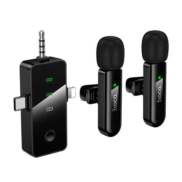 Hoco "L20C Fair" Dual-Mic 3-in-1 Wireless Microphone