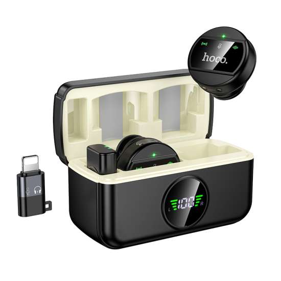 Hoco "L22 Bright" 2-in-1 Wireless Microphone Hoco "L22 Bright" 2-in-1 Wireless Microphone