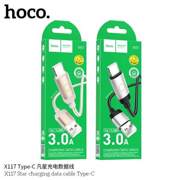 Hoco "X117 Star charging data cable Type-C"