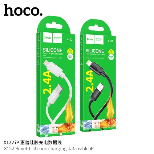 Hoco "X122 Benefit silicone charging data cable iP"