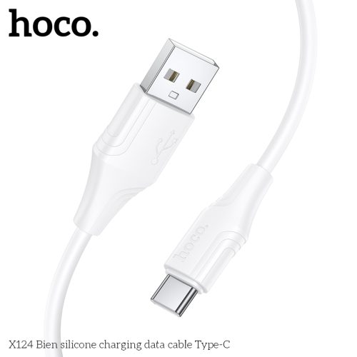 Hoco "X124 Bien silicone charging data cable Type-C"