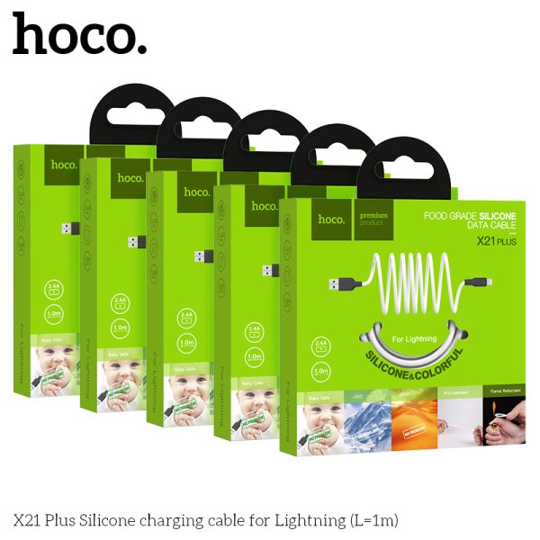Hoco "X21 Silicone iP charging cable"