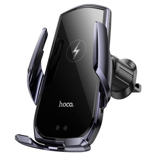 hoco-ca202-plus-enlightener-car-wireless-charging-holder Hoco CA202 Plus Enlightener infrared induction wireless charging car holder(air outlet)