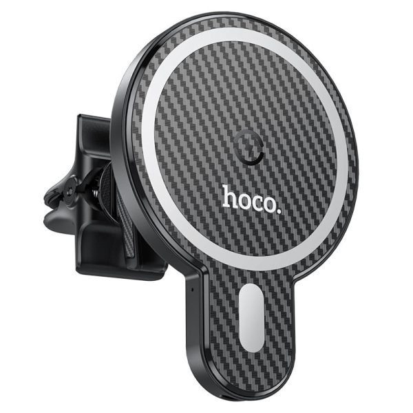 hoco-ca85-ultra-fast-magnetic-wireless-charging-car-holder Hoco CA85 Ultra-fast magnetic wireless charging car holder