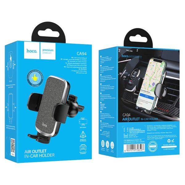 Hoco CA94 Polaris push-type air outlet car holder