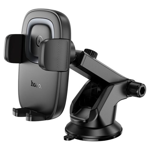hoco-hw32-crown-wireless-charging-car-center-console-holder Hoco “HW32 Crown” push-type wireless charging car holder for centre console