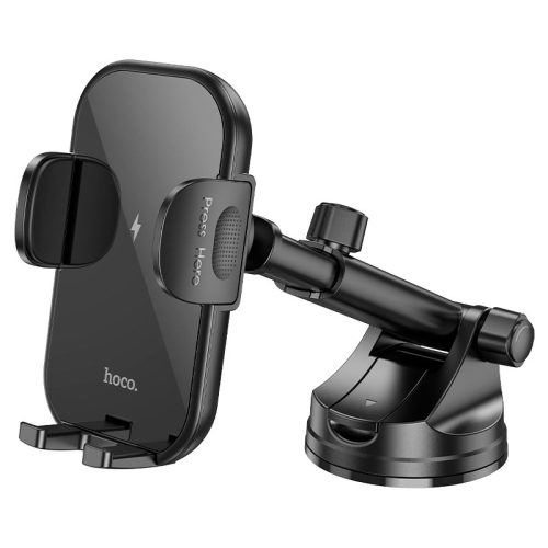 hoco-hw5-journey-car-center-console-wireless-charging-holder Hoco HW5 Journey wireless fast charging car holder(center console)