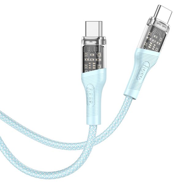 Hoco “U111 Transparent Discovery Edition” 60W Cable Type-C to Type-C Hoco “U111 Transparent Discovery Edition” 60W Cable Type-C to Type-C