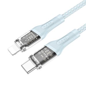Hoco “U111 Transparent Discovery Edition” PD Cable Type-C to Lightning
