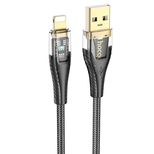 Hoco "U121 Gold standard Transparent Discovery Edition charging data cable iP" Hoco "U121 Gold standard Transparent Discovery Edition charging data cable iP"