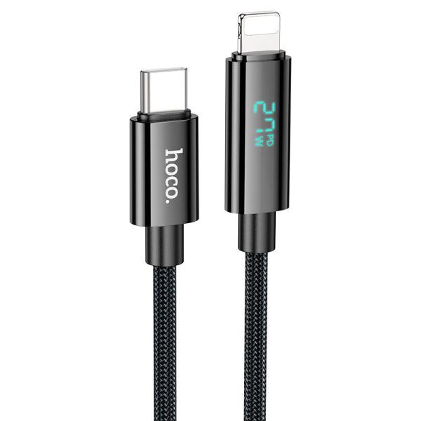 Hoco "U125 Benefit PD charging data cable with display iP"