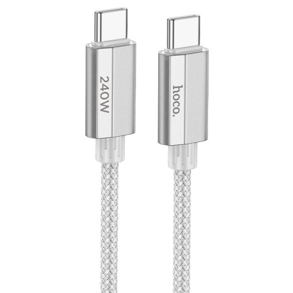 Hoco "U134 Primero 240W charging data cable Type-C to Type-C(L=1.8M)" Hoco "U134 Primero 240W charging data cable Type-C to Type-C(L=1.8M)"