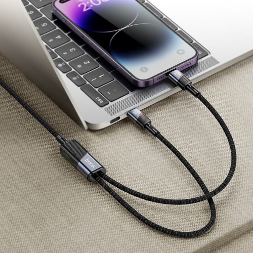 Hoco "U139 C to C+iP 100W fast charging data cable"