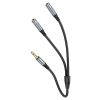 Hoco UPA21 2-in-1 3.5 headset audio adapter cable(male to 2*female)