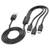 Hoco "X74 3-in-1 charging cable(iP+Micro+Type-C)" Hoco "X74 3-in-1 charging cable(iP+Micro+Type-C)"