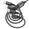 Hoco "X76 4-in-1 Super charging cable(iP+iP+Type-C+Micro)"