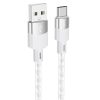 Hoco "X99 Crystal junction silicone charging data cable Type-C"