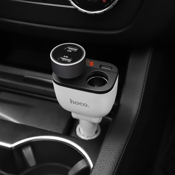Hoco Z28 Power ocean cigarette lighter in-car charger with digital display