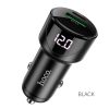 hoco-z42-light-road-dual-port-digital-display-pd20w-qc3-car-charger-black Hoco Z42 Light road dual port digital display PD20W+QC3.0 car charger