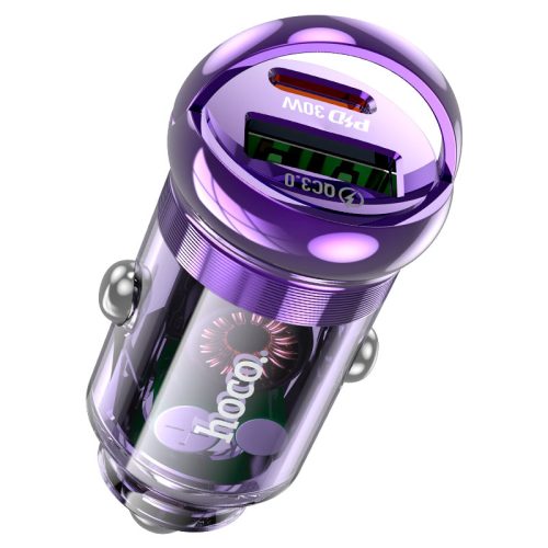hoco-z53a-vision-30w-1c1a-car-charger Hoco Z53A Vision PD30W+QC3.0 car charger