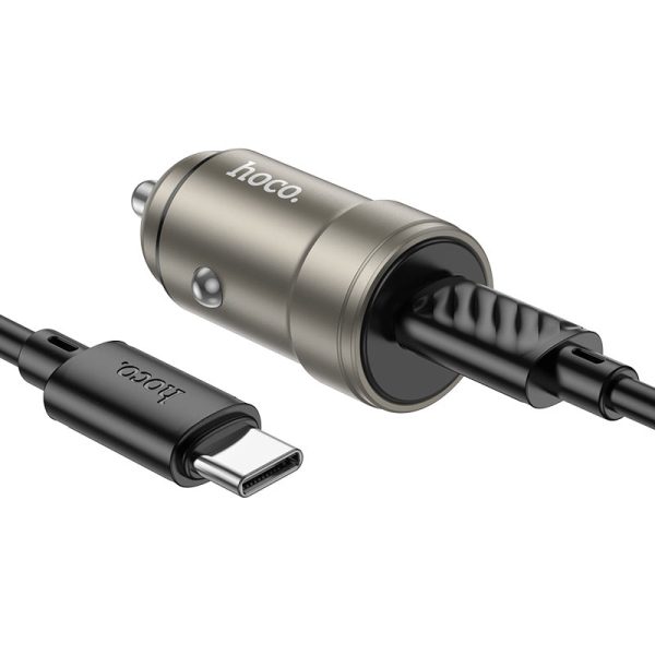 Hoco Z57 Glorious single-port PD30W car charger set(C to C)