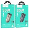 Hoco Z57 Glorious single-port PD30W car charger set(C to C)