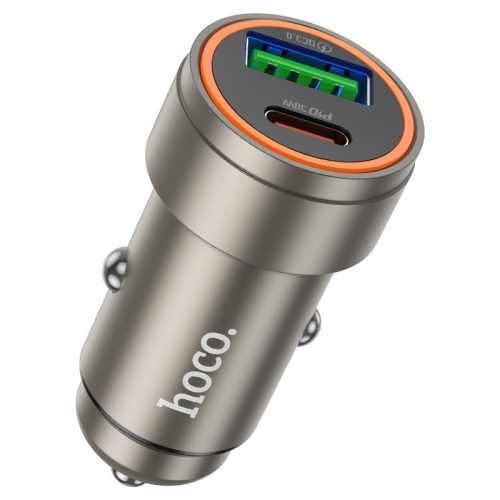 hoco-z57a-glorious-pd30w-qc3-car-charger Hoco Z57A Glorious PD30W+QC3.0 car charger