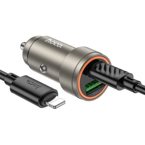 hoco-z57a-glorious-pd30w-qc3-car-charger-set-usbc-ltn Hoco Z57A Glorious PD30W+QC3.0 car charger set(C to iP)