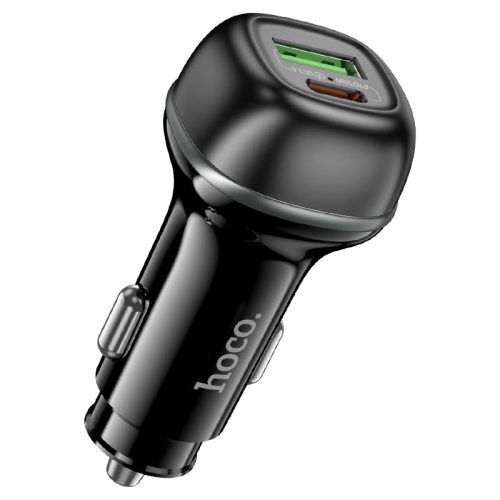 hoco-z58a-rank-48w-dual-port-pd30w-qc3-car-charger Hoco Z58A Rank 48W dual port PD30W+QC3.0 car charger