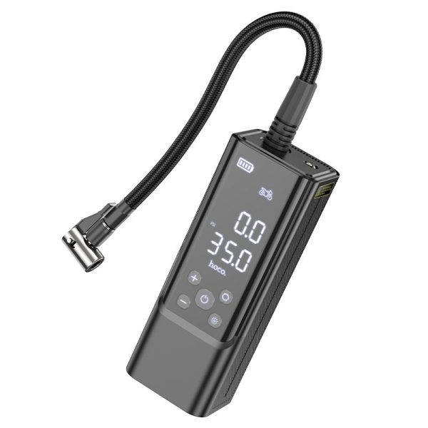 hoco-zp7-maddy-portable-smart-air-pump Hoco ZP7 Maddy portable smart air pump(5000mAh)