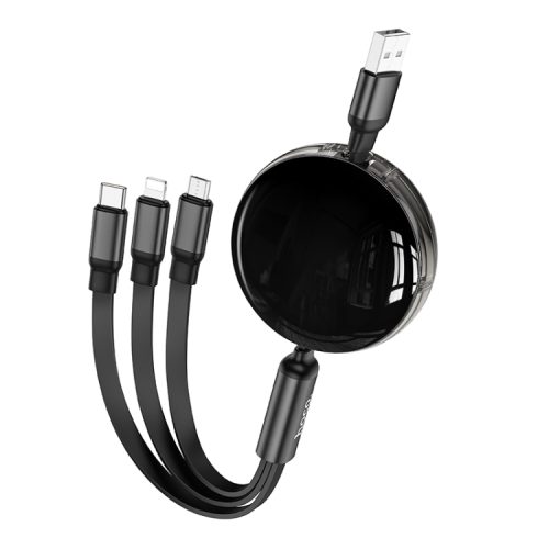 Hoco "X78 Easy pull storage 3-in-1 charging cable"